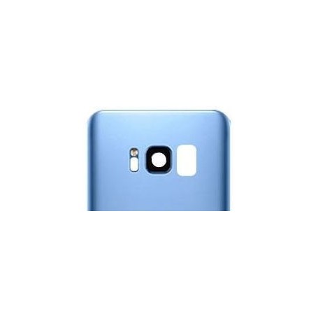 Vitre Arrière Bleue Samsung S8 Plus (G955F) avec lentille caméra