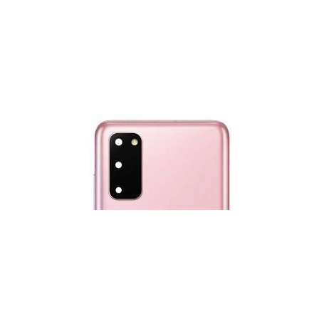 Vitre Arrière Rose S20 (G980F) Samsung avec Lentille Caméra