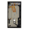 Coque arrière noire avec nappe power, hp interne, buzzer pour NOKIA Lumia 800