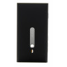 Coque arrière noire avec nappe power, hp interne, buzzer pour NOKIA Lumia 800