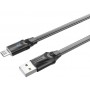 Borofone Câble Noir BU12 Micro USB 1,2 m Charge/ Sync 2.4A