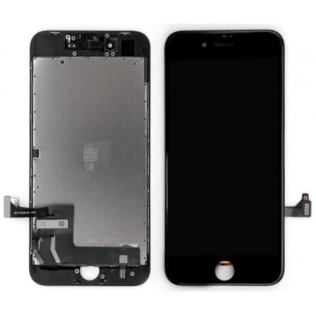 Ecran iPhone 8 / SE2 Noir Gamme Starter Pré Assemblé Avec Adhésif