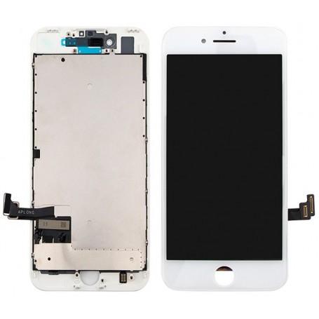 Ecran iPhone 7 Blanc Gamme Ori Refurbee Pré Assemblé Avec Adhésif