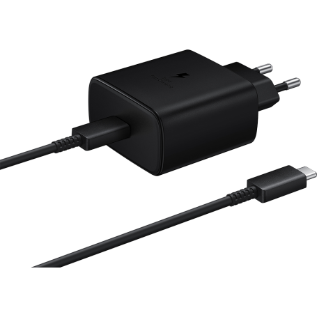 Samsung Original Chargeur USB C 45W+Cable USB-C/USB-C 5A 1.8m B Avec Packaging