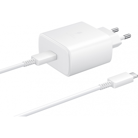 Samsung Original Chargeur USB C 45W/Cable USB-C Vers USB-C 5A 1m Sans Packaging