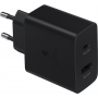 Samsung Original Chargeur 35W Duo PD 3.0 et USB C -EP-TA220NBEGEU Avec Packaging
