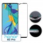 Protection antichoc verre trempé Honor 6C Pro Contour Noir Full Cover