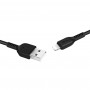 Hoco Câble Noir X13 Lightning 1 m Charge/Sync