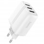Hoco Chargeur Blanc N15 Amazing 3 USB 17 Watts