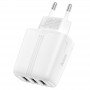 Hoco Chargeur Blanc N15 Amazing 3 USB 17 Watts