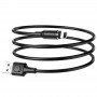 Borofone Câble Noir BX41 Magnétique Lightning 1 m Charge 2.4A