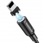 Borofone Câble Noir BX41 Magnétique Lightning 1 m Charge 2.4A