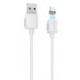 Borofone Câble Blanc BX57 Magnétique Micro USB 1 m Charge/ Sync 2.4A