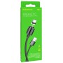 Borofone Câble Noir BX57 Magnétique Micro USB 1 m Charge/ Sync 2.4A