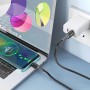Borofone Câble Noir BX62 Type C 1 m Charge Rapide 5A
