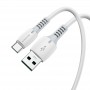 Borofone Câble Blanc BX62 Type C 1 m Charge Rapide 5A