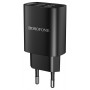 Borofone Chargeur Noir BN2 - 2 USB - 2.1A 10W