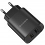 Borofone Chargeur Noir BN2 - 2 USB - 2.1A 10W