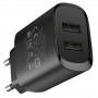 Borofone Chargeur Noir BN2 - 2 USB - 2.1A 10W