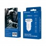 Borofone BZ12A Blanc Chargeur Allume-Cigare QC 3.0 Charge Rapide