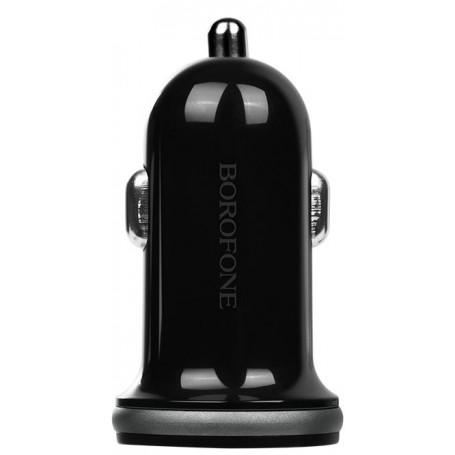 Borofone BZ5 Noir CarPal Chargeur Allume-Cigare - 2 Ports USB 2.1A