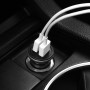 Borofone BZ5 Noir CarPal Chargeur Allume-Cigare - 2 Ports USB 2.1A