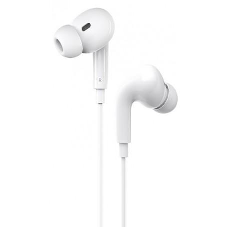 Borofone Ecouteurs Filaires Blanc Type-C BM30 Pro avec microphone