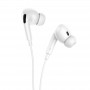 Borofone Ecouteurs Filaires Blanc Type-C BM30 Pro avec microphone