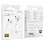 Borofone Ecouteurs Filaires Blanc Type-C BM30 Pro avec microphone