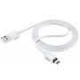 Borofone Câble Blanc BX57 Magnétique Lightning 1 m Charge 2.4A
