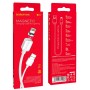 Borofone Câble Blanc BX57 Magnétique Lightning 1 m Charge 2.4A
