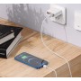Borofone Câble Blanc BX57 Magnétique Lightning 1 m Charge 2.4A