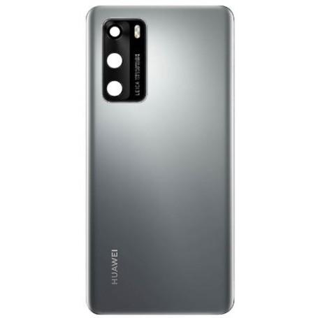 Vitre Arrière Argent Huawei P40 Avec Lentille Caméra