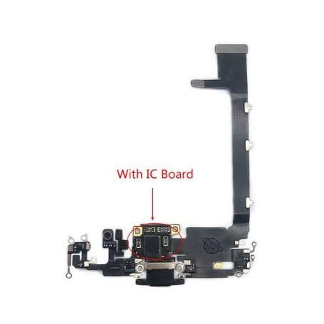 Connecteur de Charge Noir iPhone 11 Pro Max Avec IC Origine