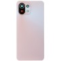 Vitre Arrière Rose Xiaomi Mi11 Lite 4G Avec Lentille Caméra