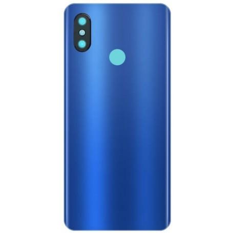 Vitre Arrière Bleue Xiaomi Mi 8 Avec Lentille Caméra