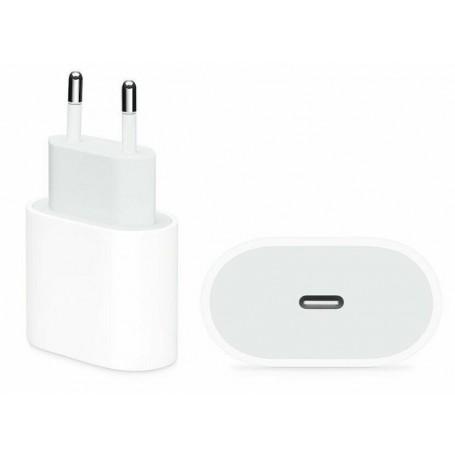 Chargeur Mural Apple Origine USB-C 20W MHJE3ZM/A Blanc (Sans Boite)