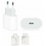 Chargeur Mural Apple Origine USB-C 20W MHJE3ZM/A Blanc (Boite)