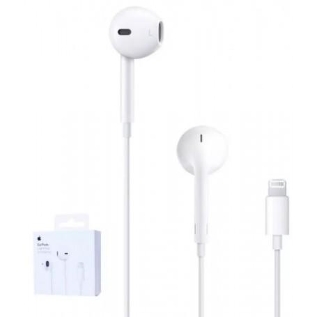 Ecouteurs EarPods Apple Origine MMTN2ZM/A Pour Iphone Lightning Blanc  (Boite)