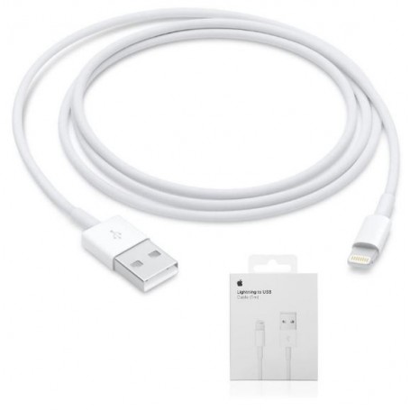 Câble Apple Origine USB vers Lightning (1m) MXLY2ZM/A Blanc (Boite)