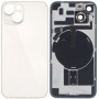 Vitre Arrière Blanche iPhone 14 - Plaque Métal - NFC - Magsafe - Nappe Flash