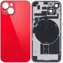 Vitre Arrière Rouge iPhone 14 - Plaque Métal - NFC - Magsafe - Nappe Flash