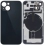 Vitre Arrière Noire iPhone 14 Plus - Plaque Métal - NFC - Magsafe - Nappe Flash
