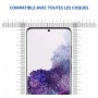 Protection Verre Trempé S23 Ultra Full Cover Avec Déverrouillage Empreinte