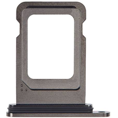 Tiroir Sim Titane Noir iPhone 15 Pro/15 Pro Max
