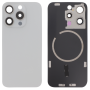 Vitre Arrière Blanche iPhone 15 Pro - Plaque Métal - NFC - Magsafe - Nappe Flash