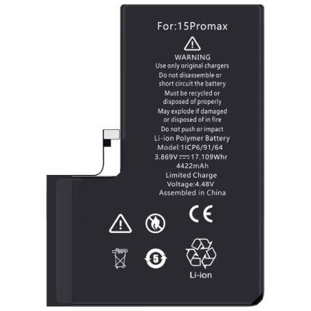 Batterie iPhone 15 Pro Max Avec Adhésif