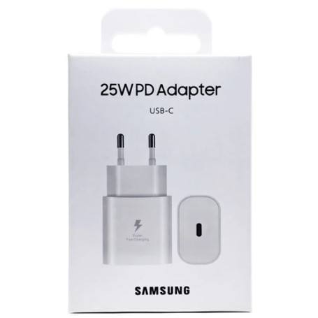 Samsung Original Chargeur Secteur Blanc 25W USB C - EP-T2510N Avec Packaging