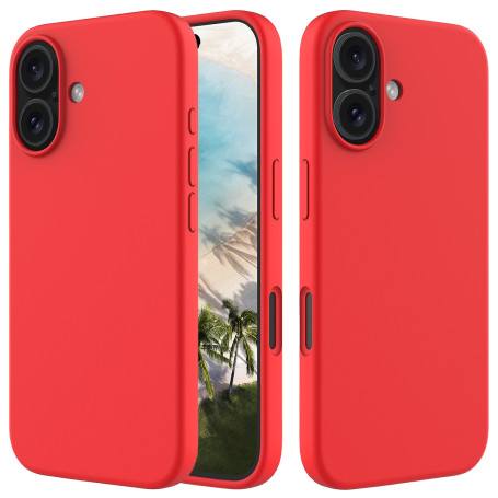 Coque Rouge Promobile Touch iPhone 16 (Packaging Souple)