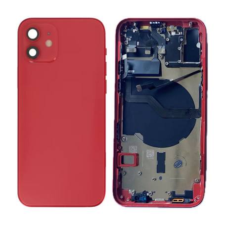 Chassis Avec Nappes Rouge iPhone 12 Version US Ori Refurbee